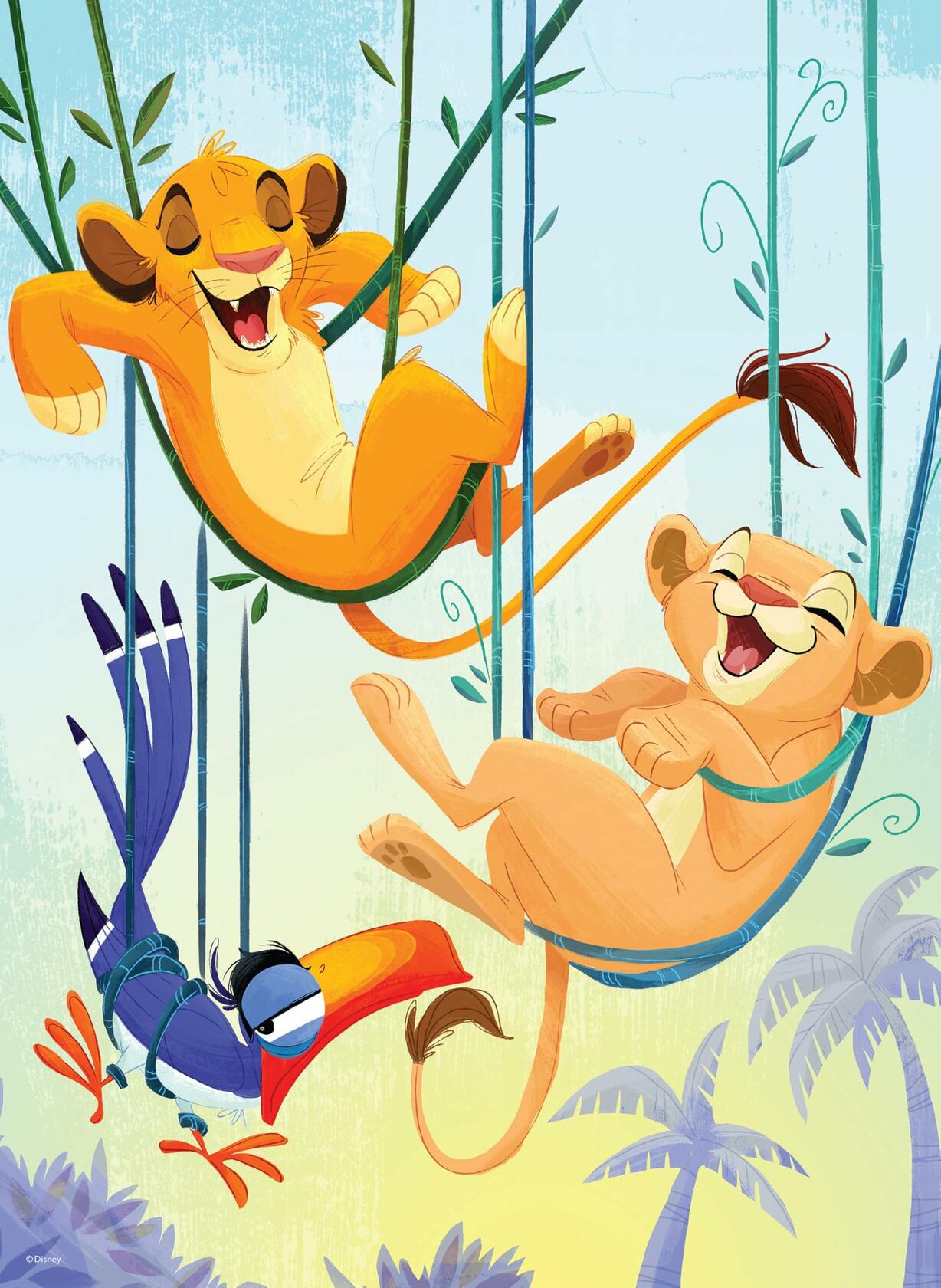 [Like New] Ceaco Disney The Lion King Best Friends 200 Piece Multicolor Puzzle