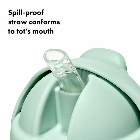 OXO Tot Transitions Straw Cup 9oz Opal Spill-Proof Toddler Cup