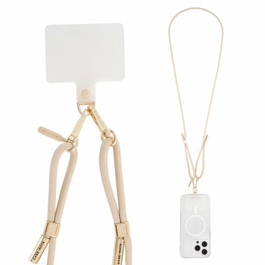 Case-Mate Crossbody Phone Lanyard Chain Hands-Free Strap Gold