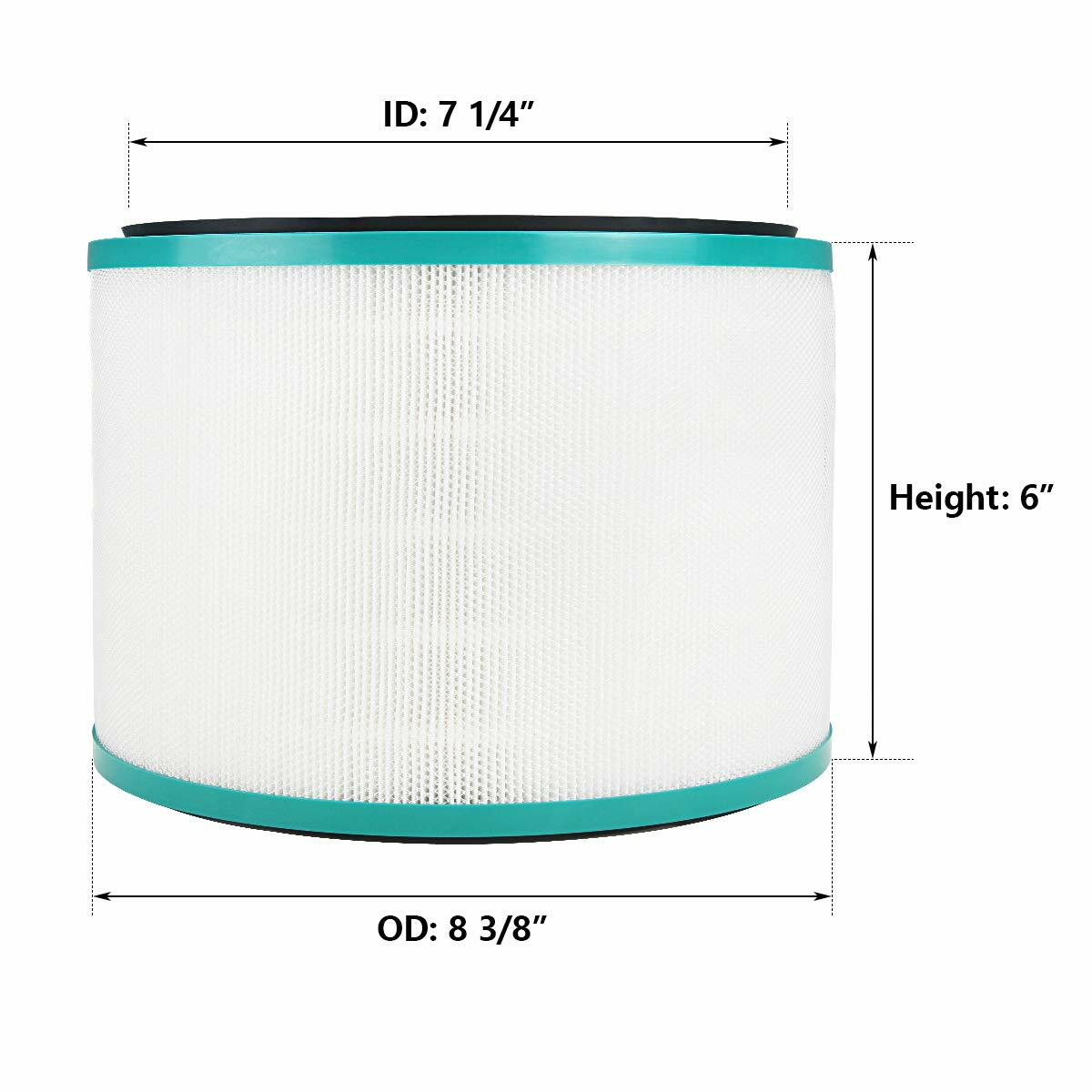 A-KARCK Replacement Filter for Dyson HP01 HP02 HP03 DP01 Purifier 1 Pack