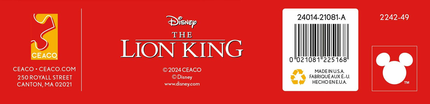 [Like New] Ceaco Disney The Lion King Best Friends 200 Piece Multicolor Puzzle
