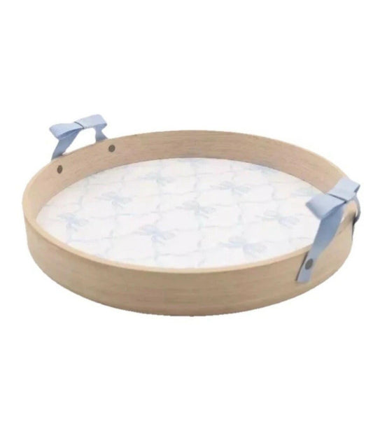 Target Bullseye's Playground 2025 Blue Wooden Serving Tray Medium 11in