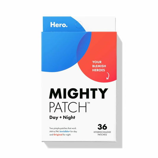 BestBy10/27 Mighty Patch Day & Night Hydrocolloid Pimple Patches 36ct Duo Pack