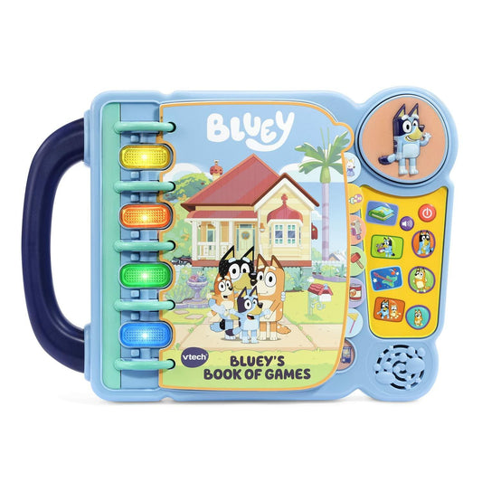 [Like New] VTech Bluey Bluey's Book of Games Interactive Learning Toy Blue