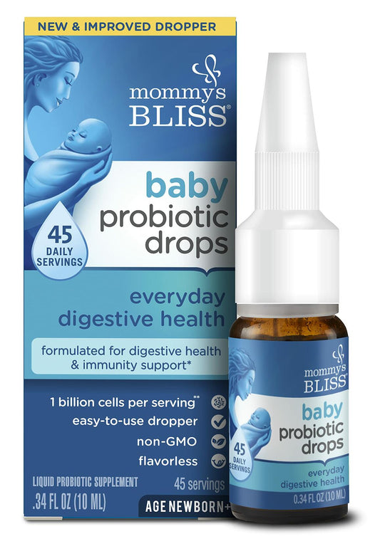 BestBy06/26 Mommy's Bliss Baby Probiotic Everyday 0.34oz 45 Servings