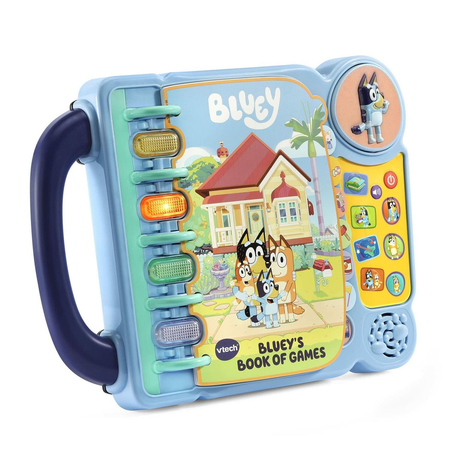 [Like New] VTech Bluey Bluey's Book of Games Interactive Learning Toy Blue