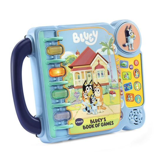 [Like New] VTech Bluey Bluey's Book of Games Interactive Learning Toy Blue