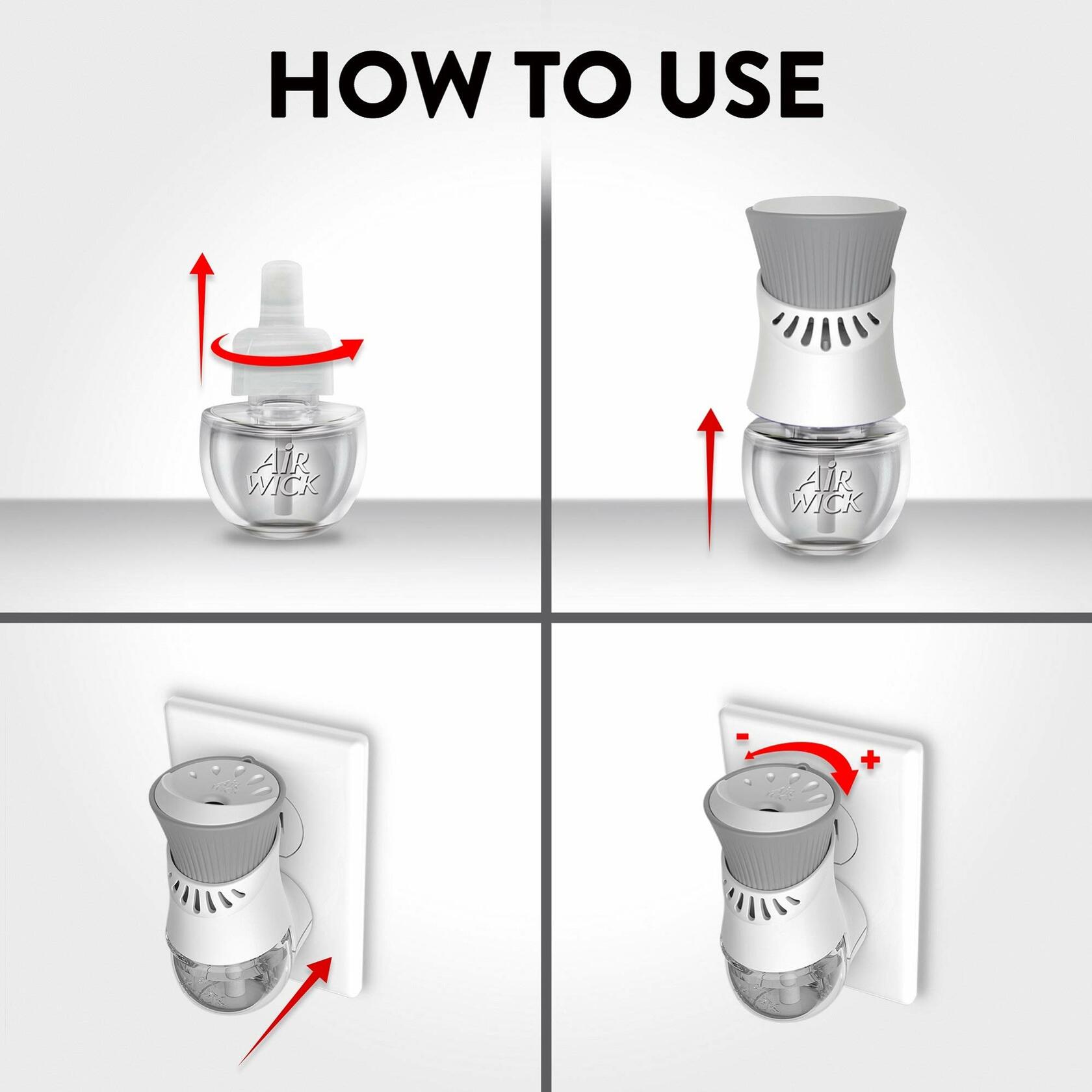 Air Wick Scented 5 Oil Refills Snuggle Fresh Linen 5x0.67oz Air Freshener