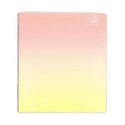Yoobi Evolve 1" D-Ring Binder 220 Sheet Capacity Peachy Yellow Ombre