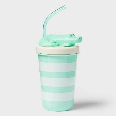 Sun Squad 17 fl oz Tumbler with Figural Alligator Lid Green