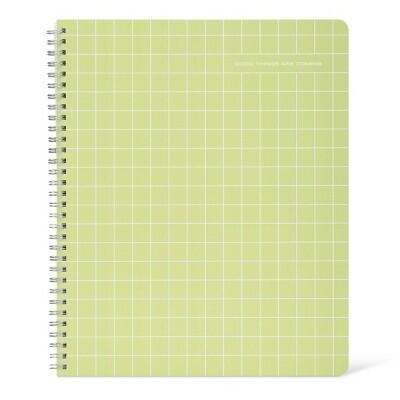 Notebook Collective Light Green Grid Single Subject Notebook, Green
