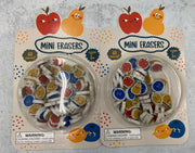 Made for Retail Fruit Mini Erasers Math Counters School Supply 120 Count