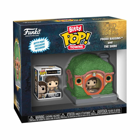 Funko Pop Bitty Town Lord of the Rings Frodo Baggins and The Shire