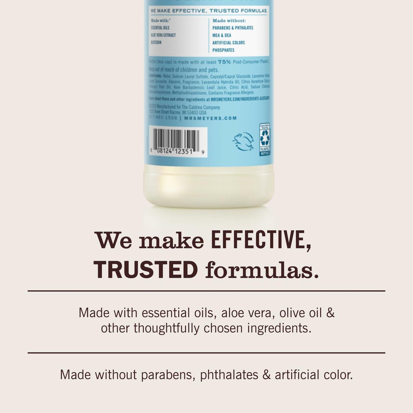 Mrs. MEYER'S CLEAN DAY Liquid Dish Soap Fresh Cut Grass Scent 16oz