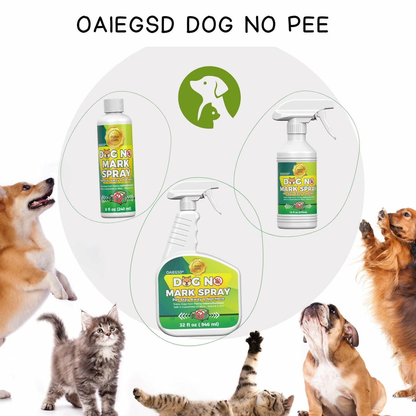OAIEGSD 32oz Dog Access Restrictor Spray Effectively Restricts Dogs
