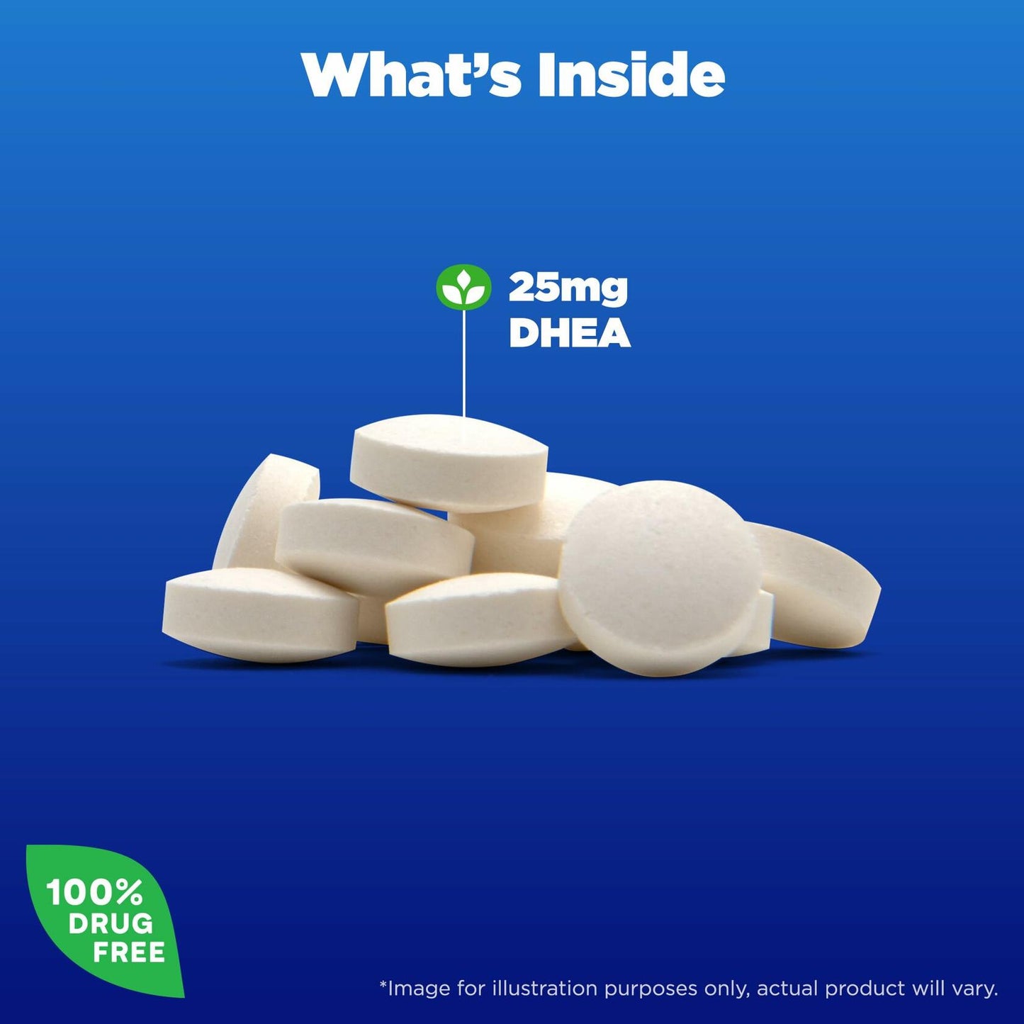 Natrol Mood & Stress DHEA 25mg Supplement 90 Tablets