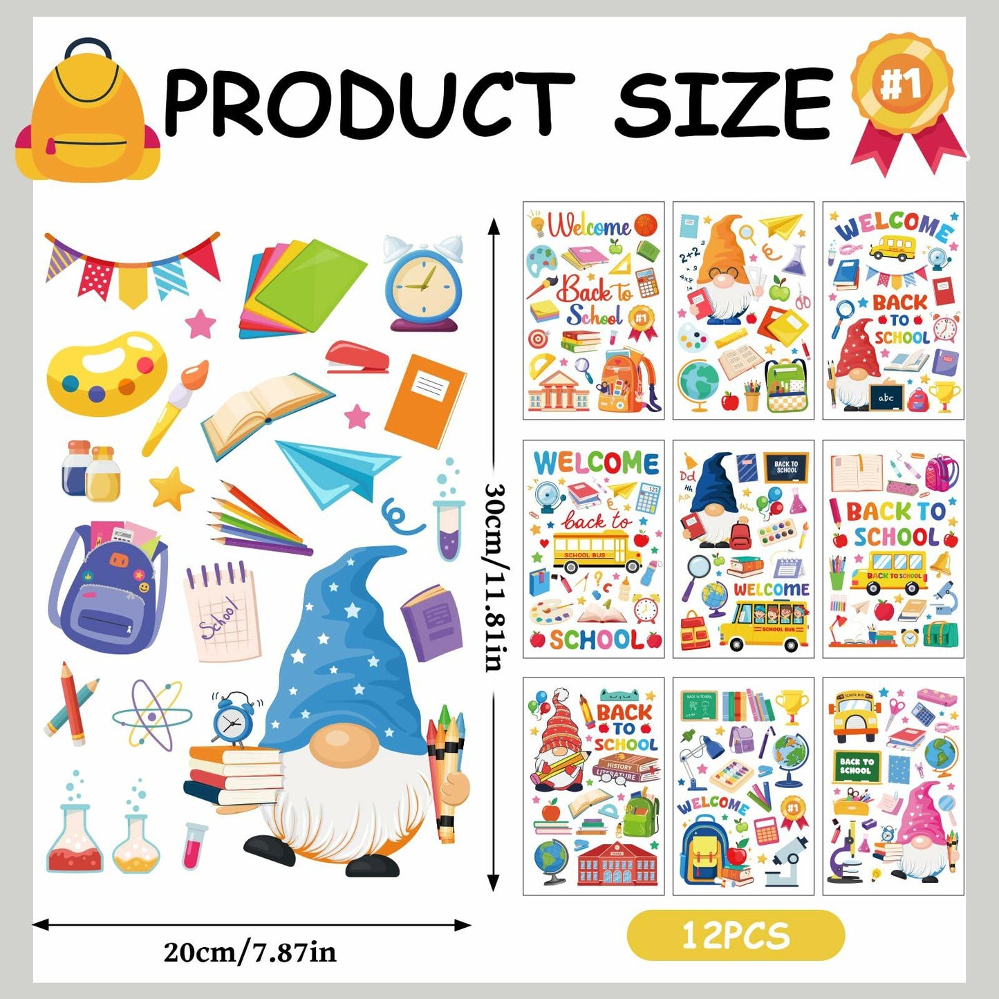 Kentucky Derby Party Decorations Rose Trophy Telescope Stickers 9 Sheets