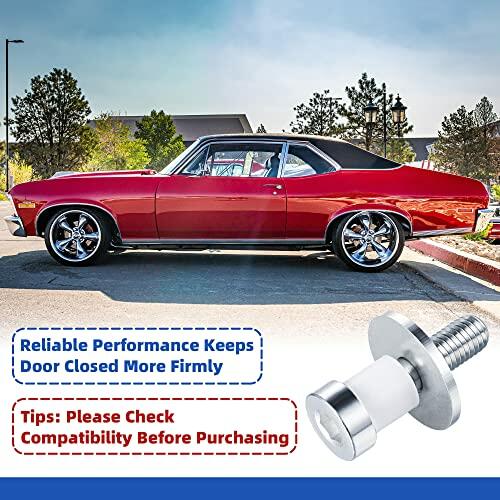 Dreyoo 3 Pack Door Striker Bolt Latch Kit GMC 1971-87 Black