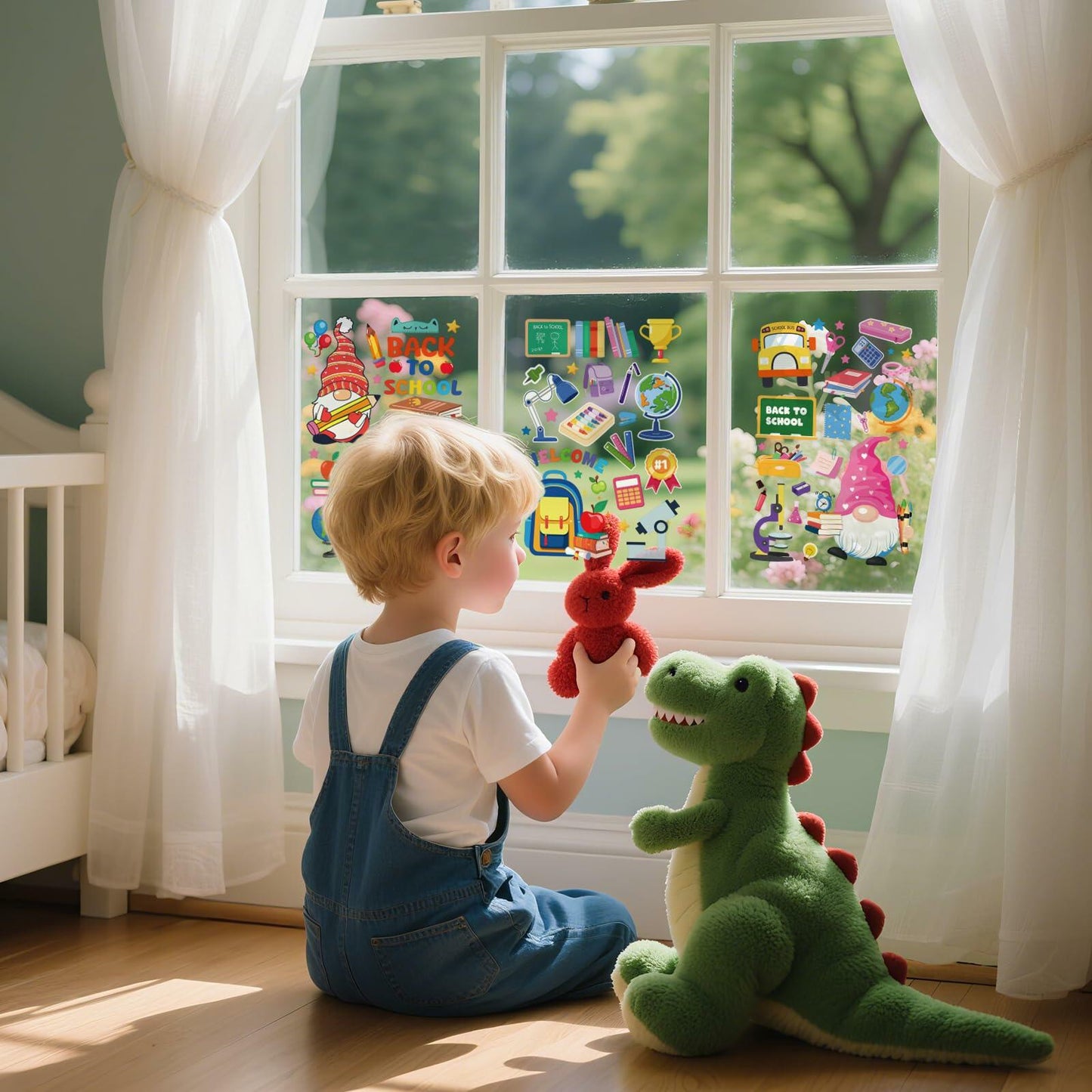 Kentucky Derby Party Decorations Rose Trophy Telescope Stickers 9 Sheets