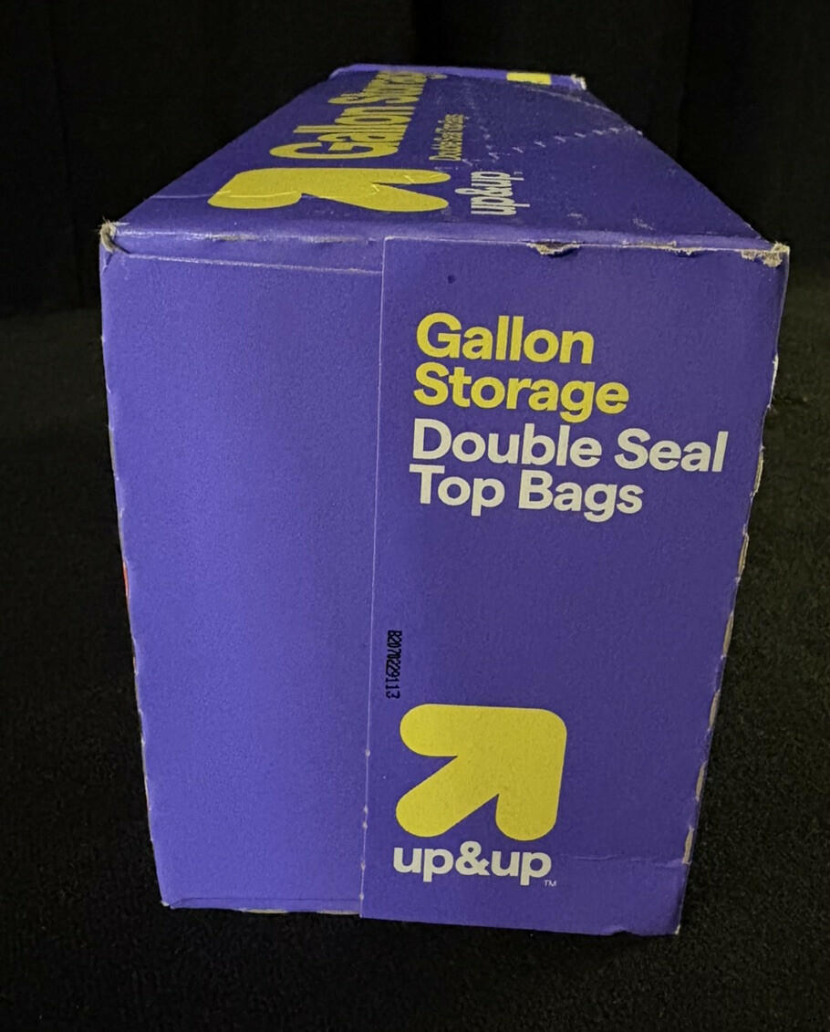[Like New] Up&Up Double Seal Gallon Zip Seal Bags Clear 75 Count BPA Free