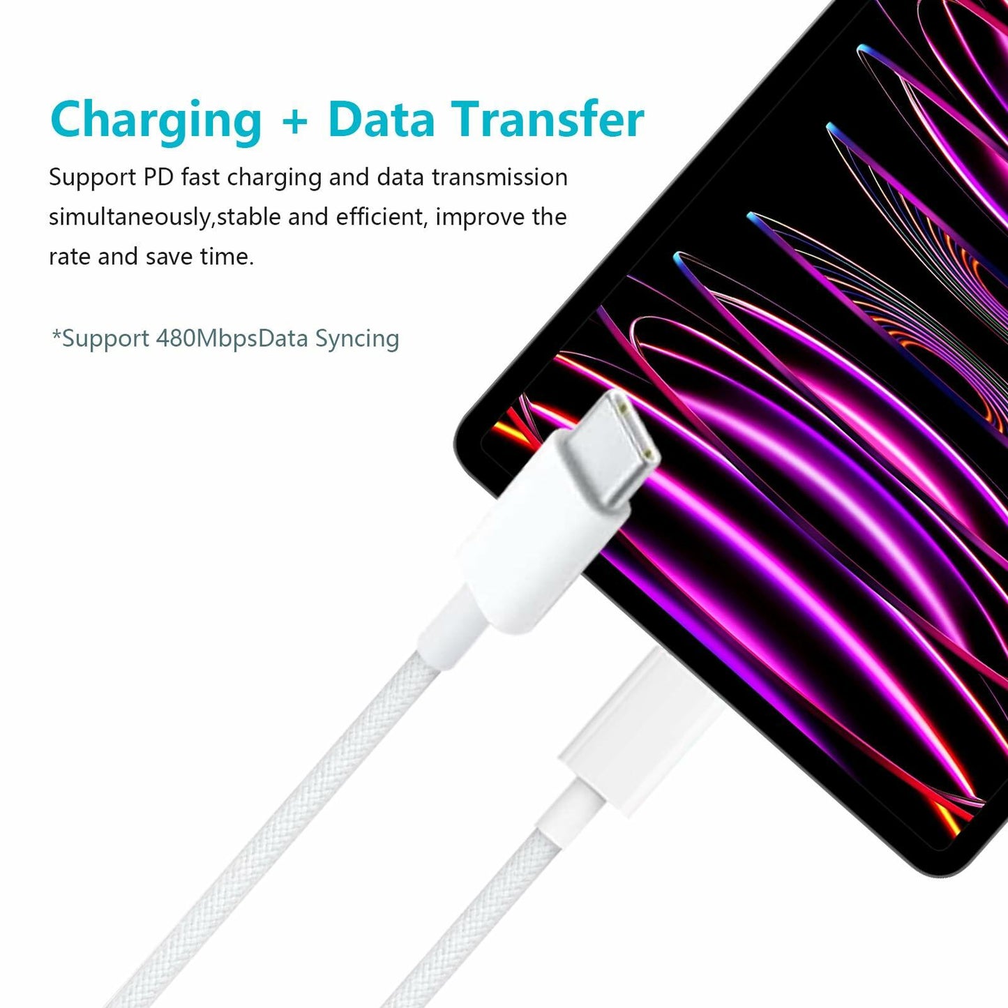 [Like New] Compatible Carplay USB-C Cable 60W Charger for Apple iPhone 15 Pro Max