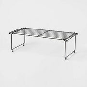 Brightroom Stackable Single Shoe Rack Black