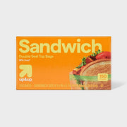 [Like New] Up & Up Sandwich Bags Clear Plastic Small 150ct