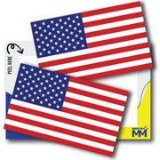 USA Flag Patriotic Vinyl Waterproof Stickers Decals 60 Pack for Laptop Phone Car