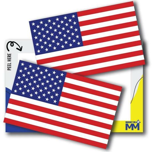 USA Flag Patriotic Vinyl Waterproof Stickers Decals 60 Pack for Laptop Phone Car