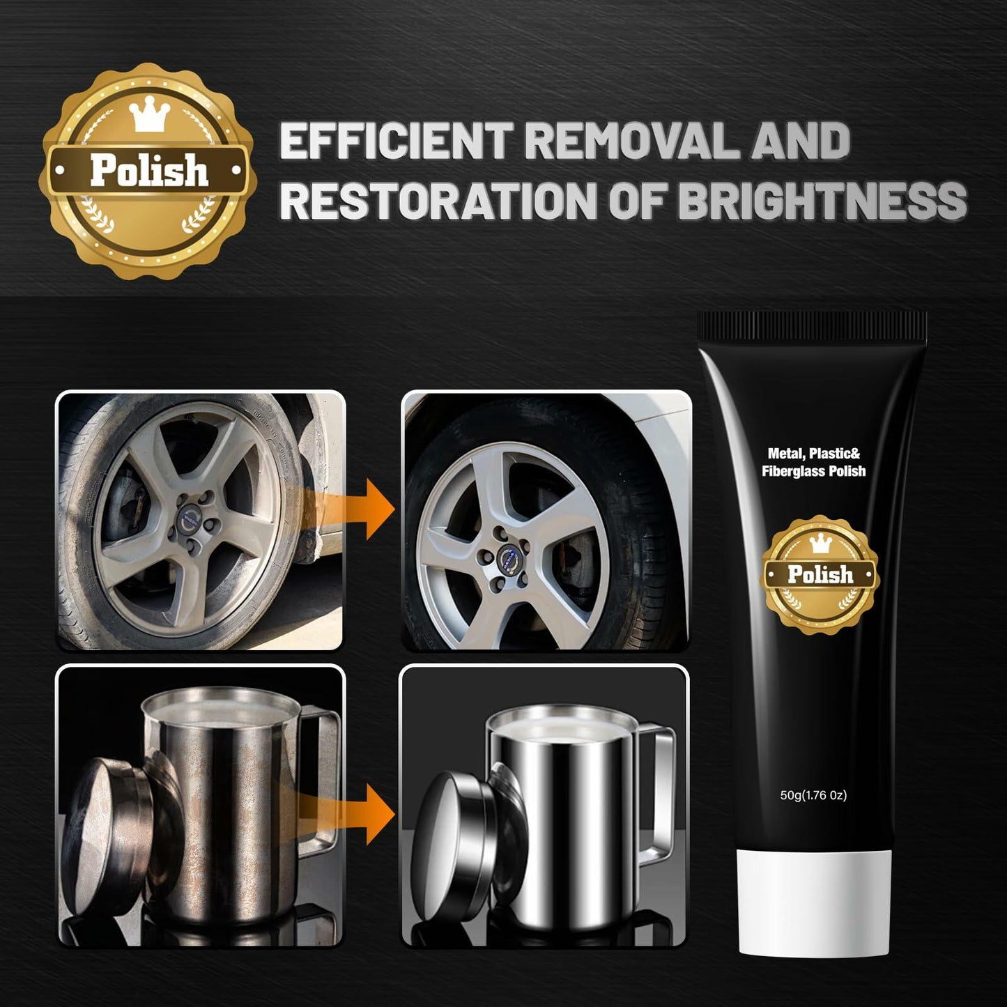 [Like New] PIMAG Silver & Metal Polish Rust Remover Multi-Use 1.76 Oz Pack of 1