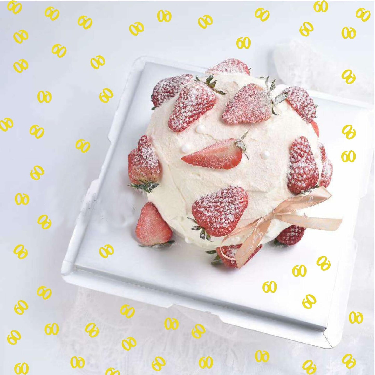 JNSAXMI 60 Confetti Number 60 Sequins 60th Anniversary Table Scatter Gold