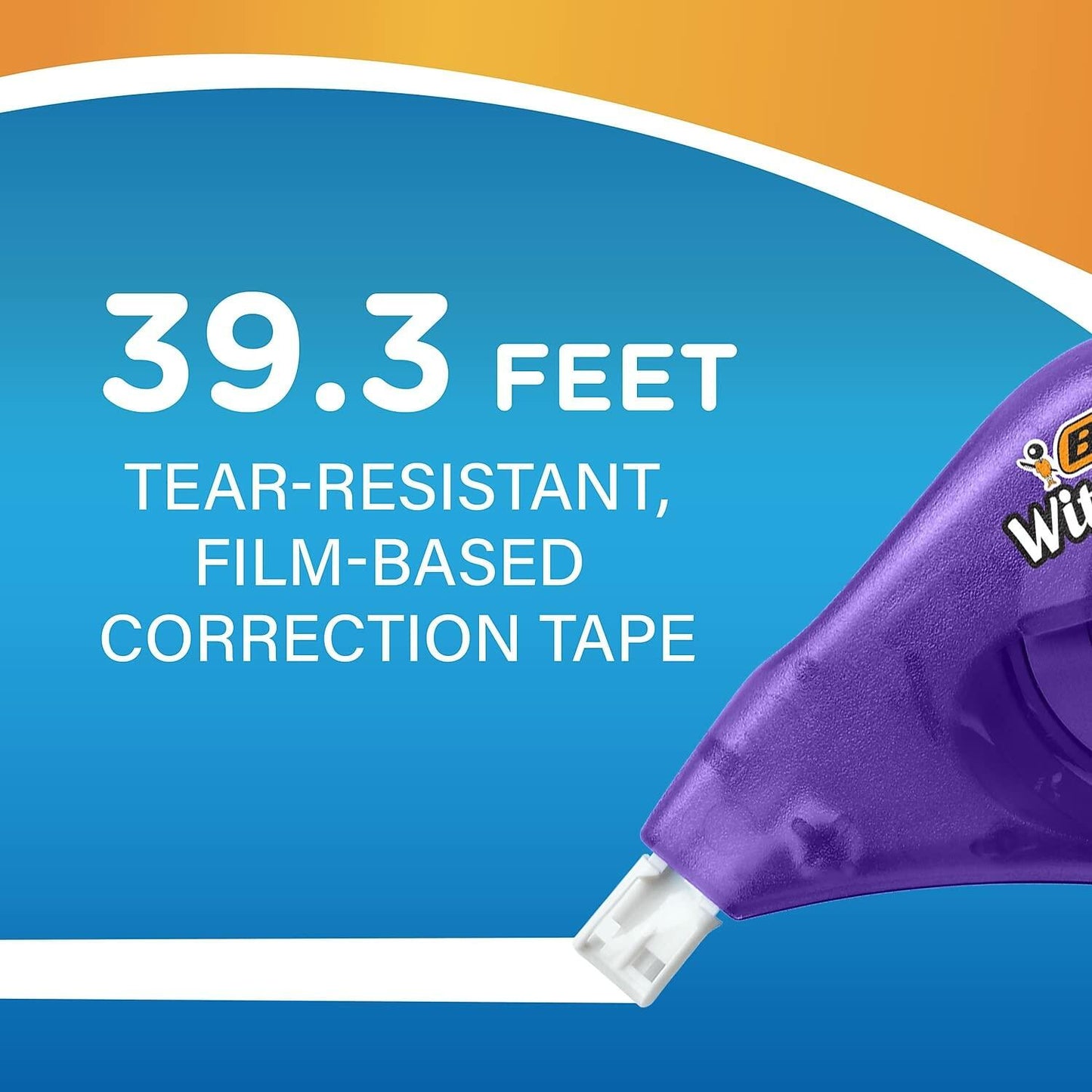 Bic Wite-Out Brand Correction Tape White 39.3 Feet 2-Count
