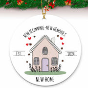 New Home Ornament 2024 First Christmas Housewarming Gift for Couples