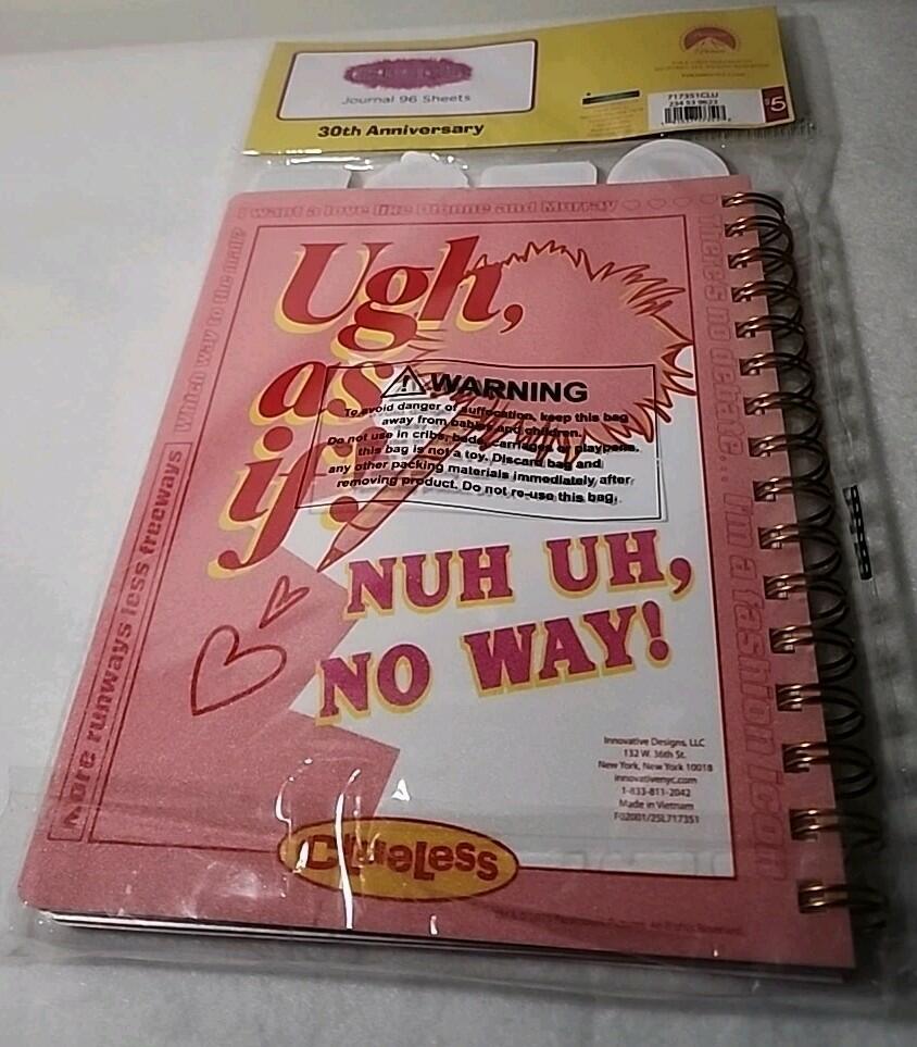 [Like New] Innovative Designs License Tabbed Journal Clueless Bullseye's Playground