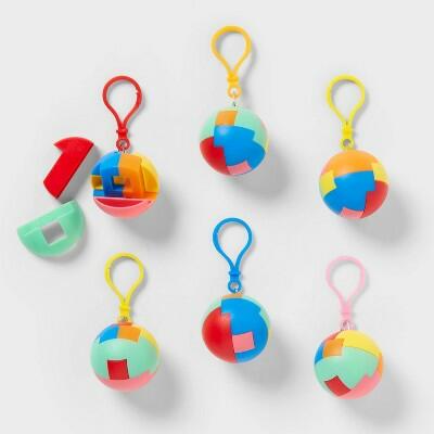 Spritz 6ct Puzzle Balls Multi-Colored Polypropylene Ages 3+