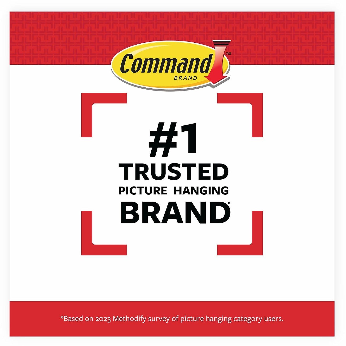 Command Photo Hangers Gallery Wall Pack White Holds 6 Frames