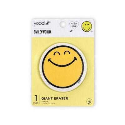 Yoobi SmileyWorld Giant Yellow Smiley Eraser