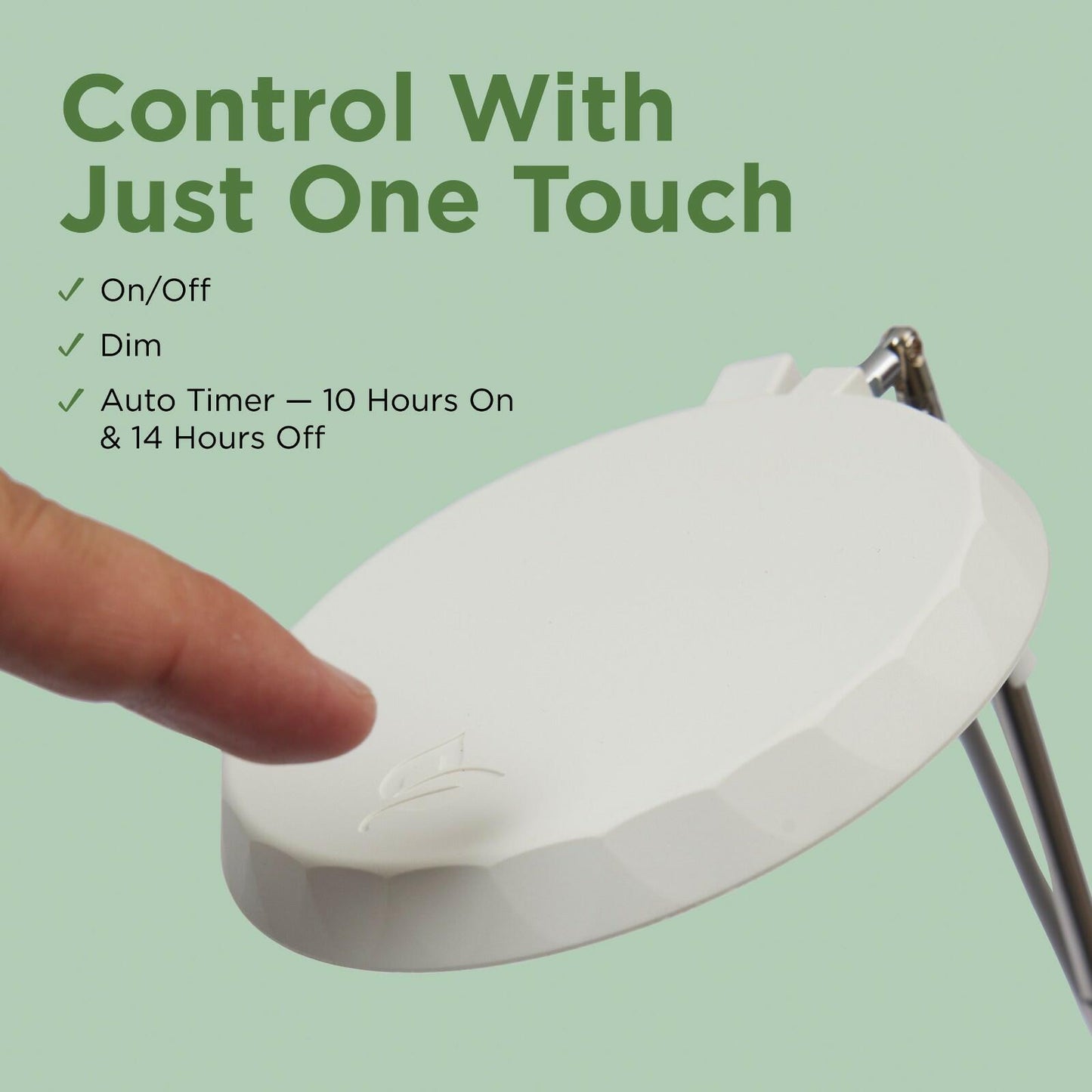 AeroGarden Stem Grow Light Cream White 5.71x4.33x1.30 in MPN 980201-0100