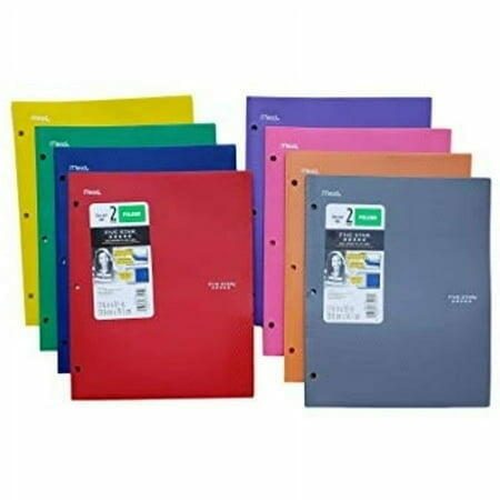 Five Star 2 Pocket Plastic Folder Orange Letter Size