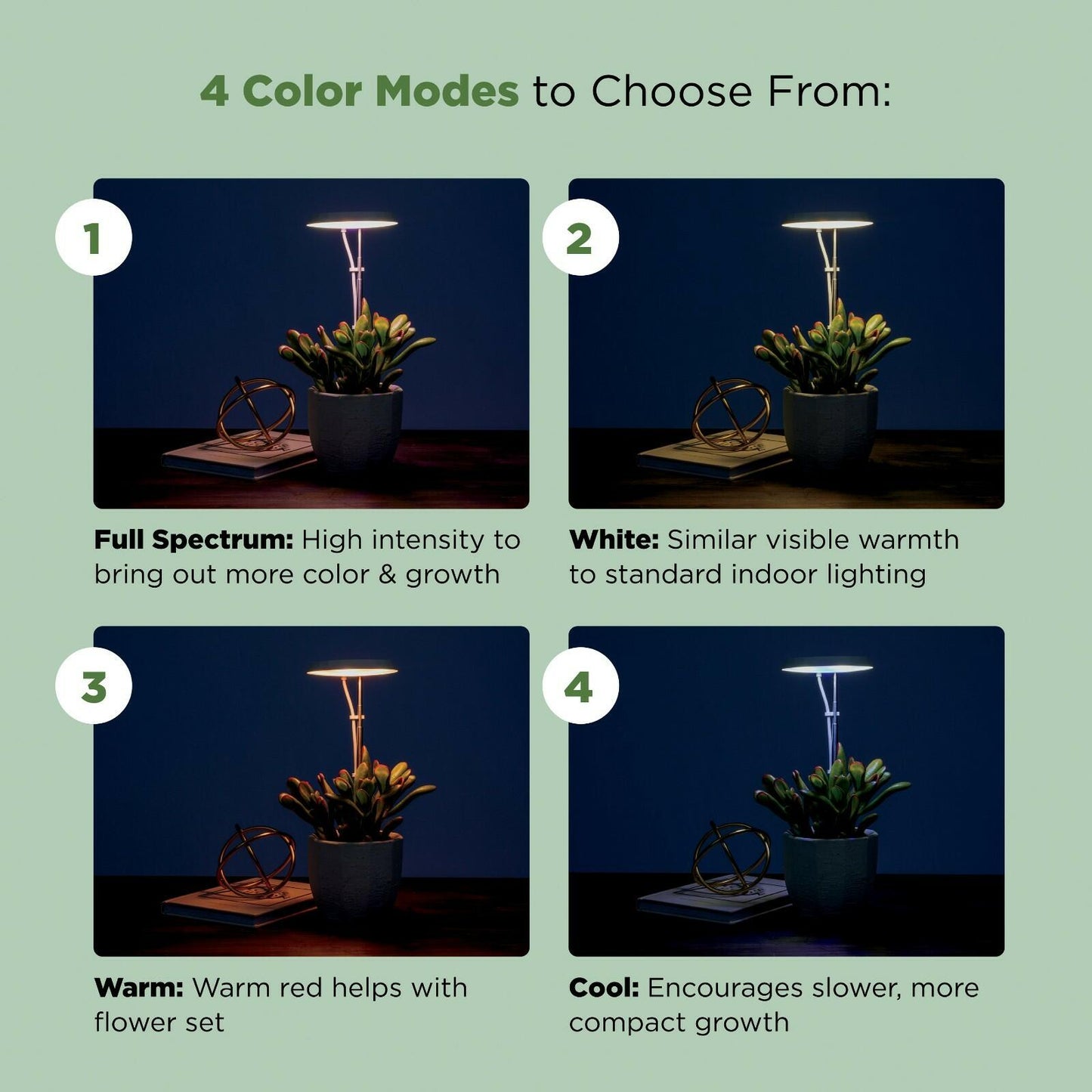 AeroGarden Stem Grow Light Cream White 5.71x4.33x1.30 in MPN 980201-0100