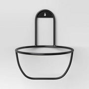 Room Essentials Metal Outdoor Planter Hanger Black 8x8x9.5
