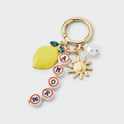 Lemon and Amour Beaded Bag Charm - A New Day™