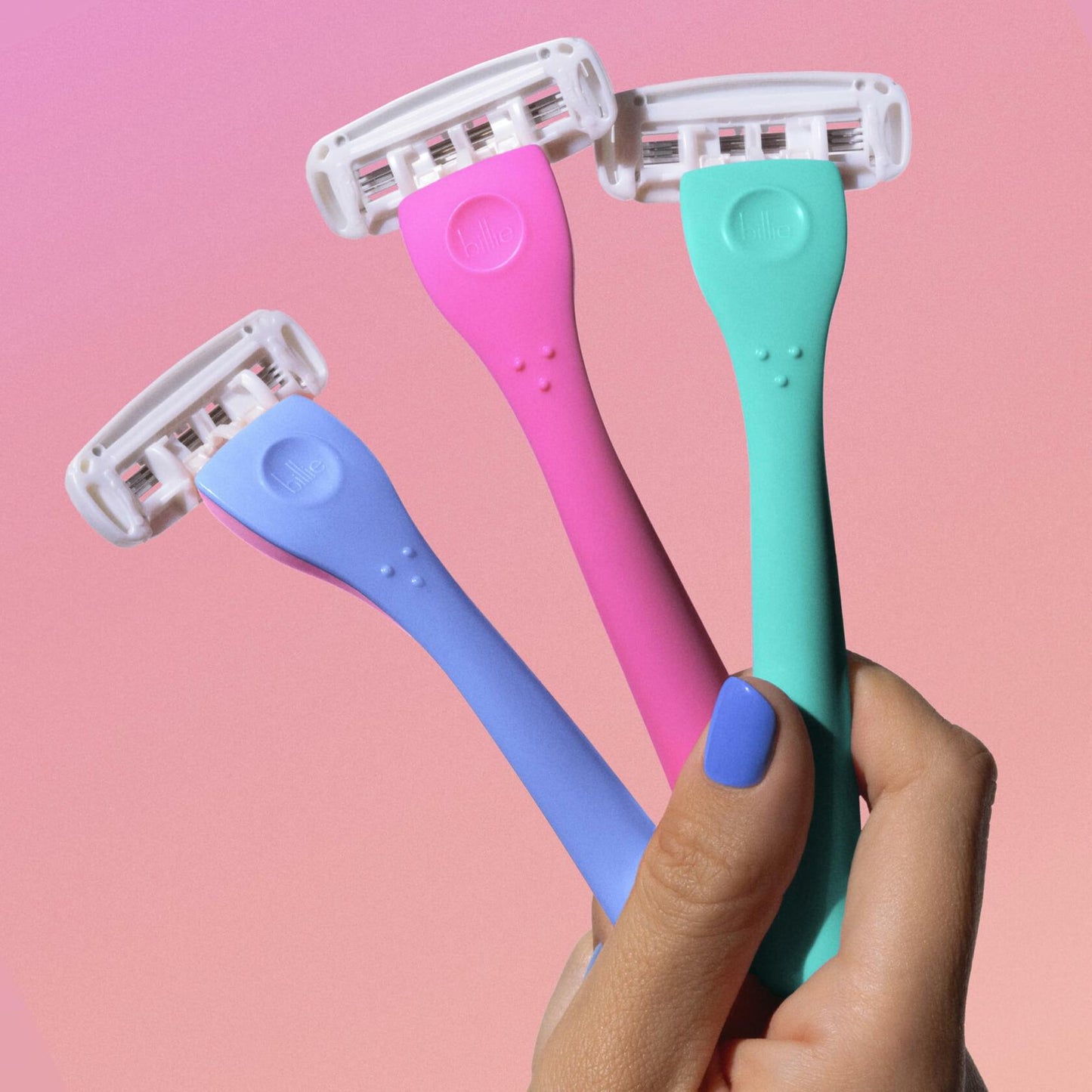 Billie Disposable Razors for Women The Malibu Set Multicolor Pack of 3