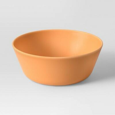 Room Essentials Cereal Bowl 1036ml Orange Plastic Dishwasher Safe