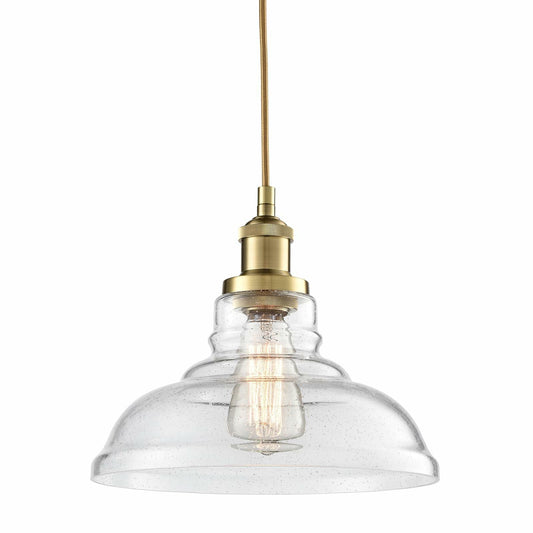 [Like New] CLAXY Ecopower Edison Vintage 1-Light Industrial Pendant Glass Hanging Light