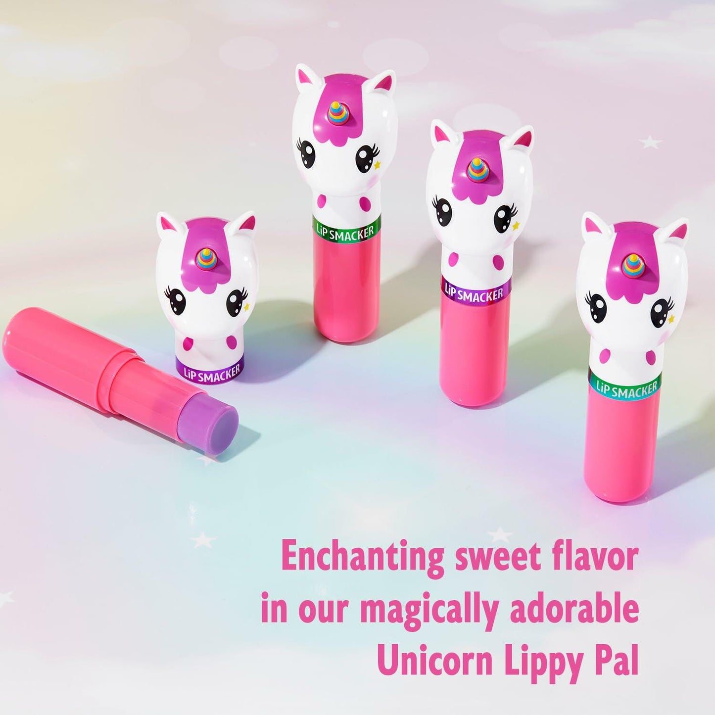 [Like New] Lip Smacker Lippy Pals Unicorn Magic Lip Balm 0.14oz Moisturizing Vegan