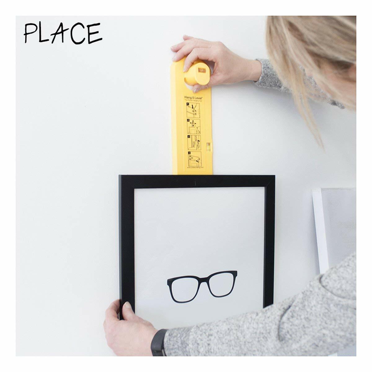 Under The Roof Decorating 100119 Picture Hanging Tool Yellow ABS Material