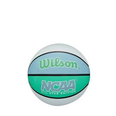Wilson NCAA Mini Rubber Basketball Blue Green Size 3