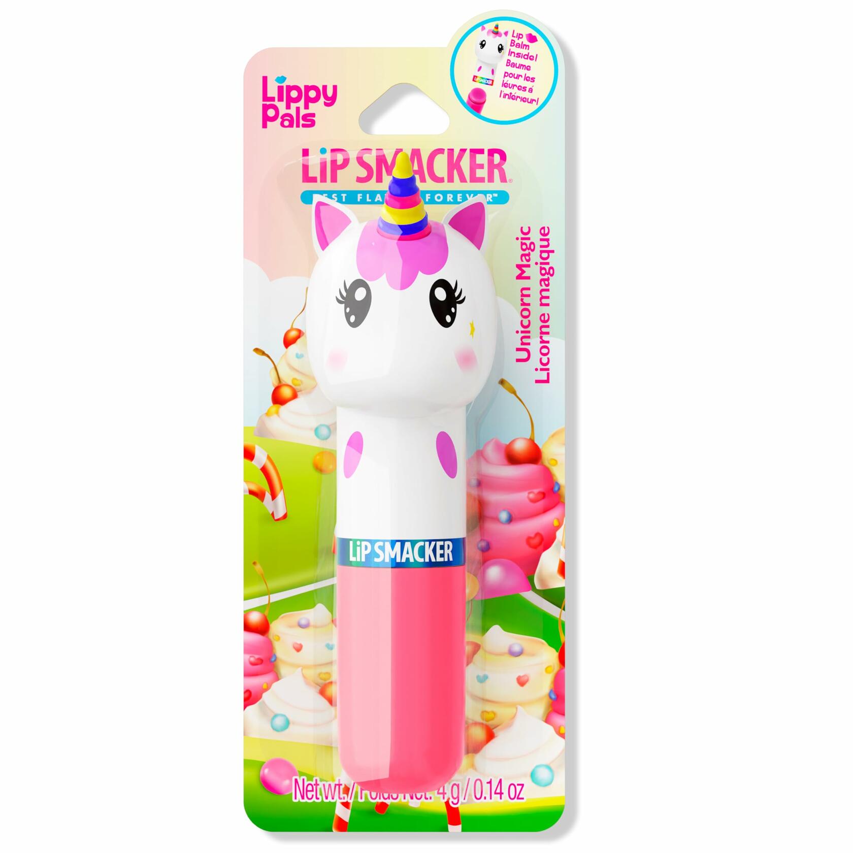 [Like New] Lip Smacker Lippy Pals Unicorn Magic Lip Balm 0.14oz Moisturizing Vegan