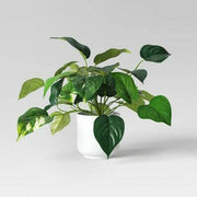 Room Essentials™ Pothos Artificial Plant in White Pot Indoor Decor